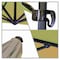 California Umbrella 8.5' Bronze Aluminum Cantilever Patio Umbrella, Sunbrella Macaw 194061337936 - alternate 2